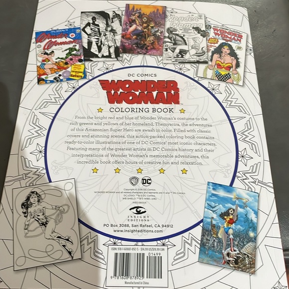DC Comics Wonder Woman Coloring Book - Picture 10 of 10